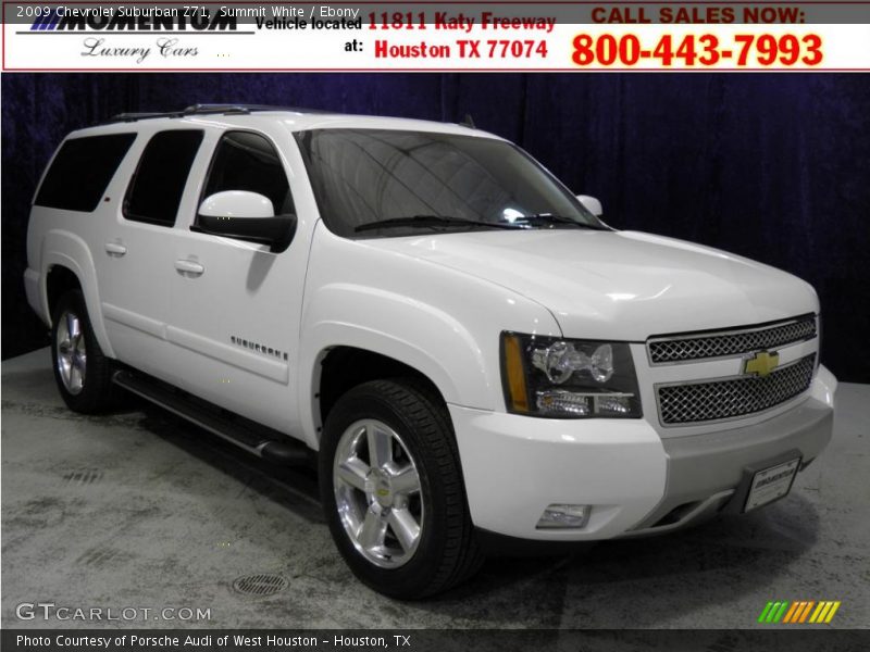 Summit White / Ebony 2009 Chevrolet Suburban Z71