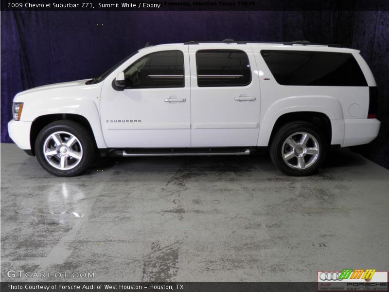 Summit White / Ebony 2009 Chevrolet Suburban Z71