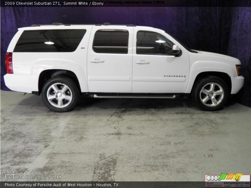 Summit White / Ebony 2009 Chevrolet Suburban Z71