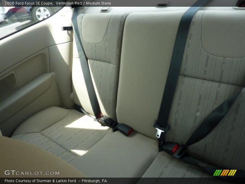 Vermillion Red / Medium Stone 2008 Ford Focus SE Coupe