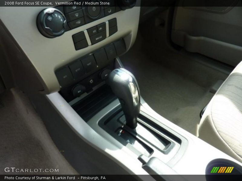 Vermillion Red / Medium Stone 2008 Ford Focus SE Coupe