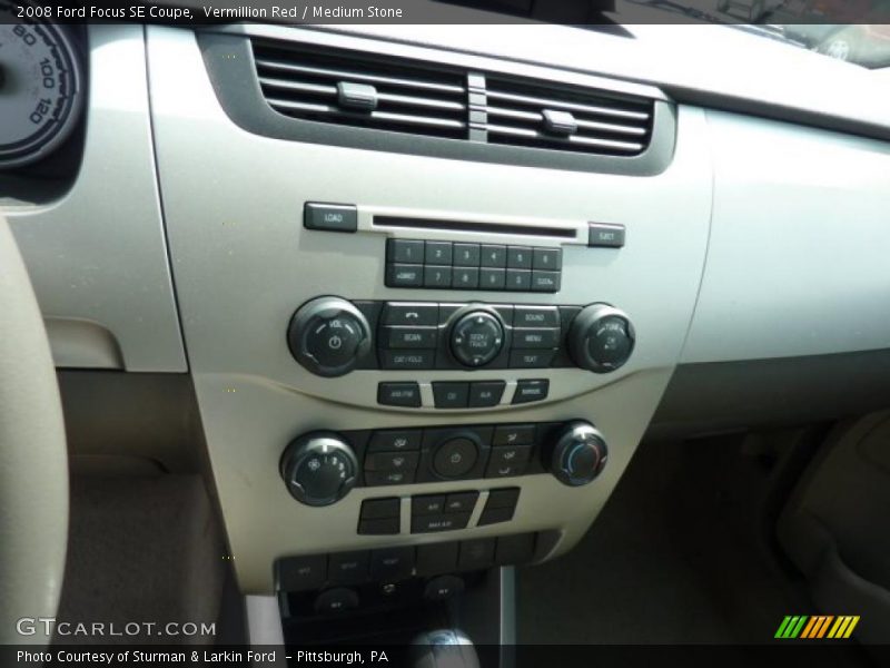 Vermillion Red / Medium Stone 2008 Ford Focus SE Coupe