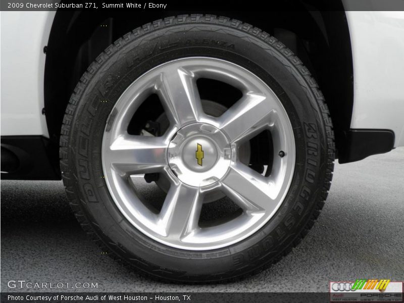 Summit White / Ebony 2009 Chevrolet Suburban Z71