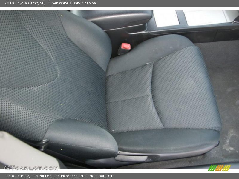 Super White / Dark Charcoal 2010 Toyota Camry SE