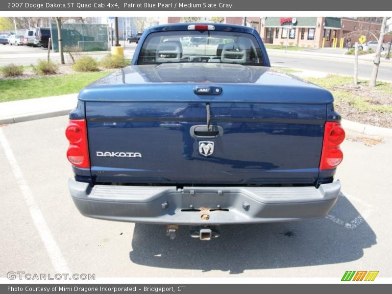 Patriot Blue Pearl / Medium Slate Gray 2007 Dodge Dakota ST Quad Cab 4x4