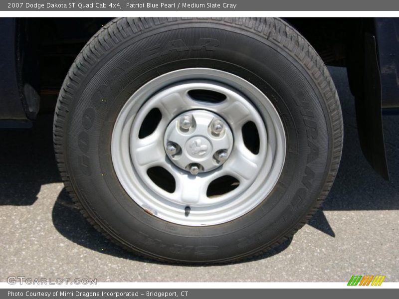 Patriot Blue Pearl / Medium Slate Gray 2007 Dodge Dakota ST Quad Cab 4x4