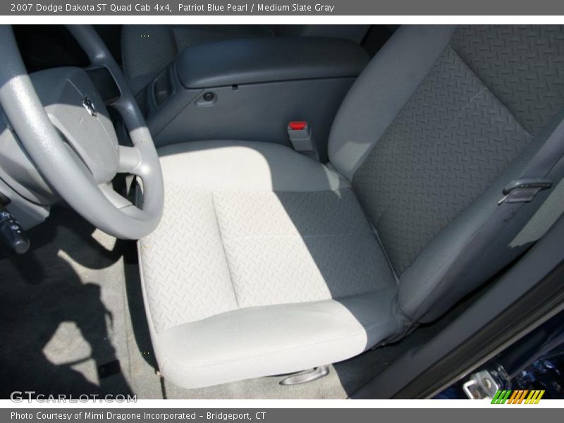 Patriot Blue Pearl / Medium Slate Gray 2007 Dodge Dakota ST Quad Cab 4x4
