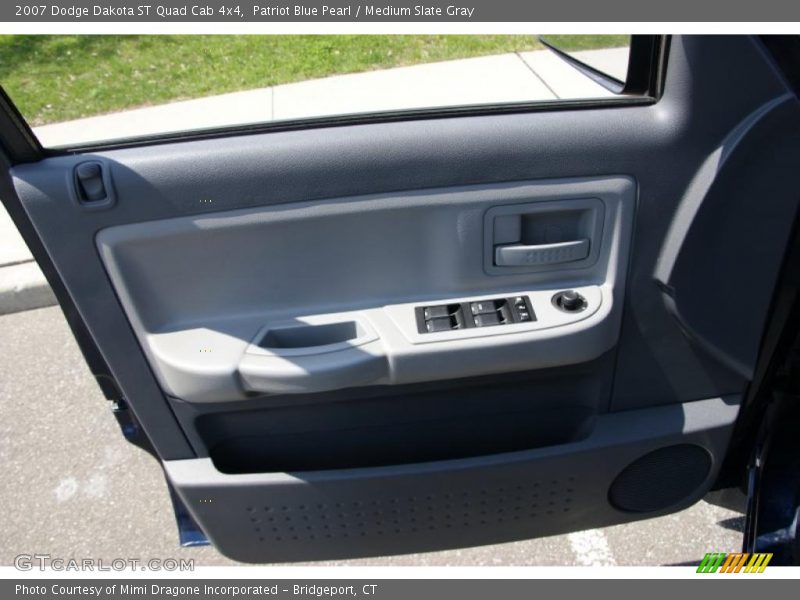 Patriot Blue Pearl / Medium Slate Gray 2007 Dodge Dakota ST Quad Cab 4x4