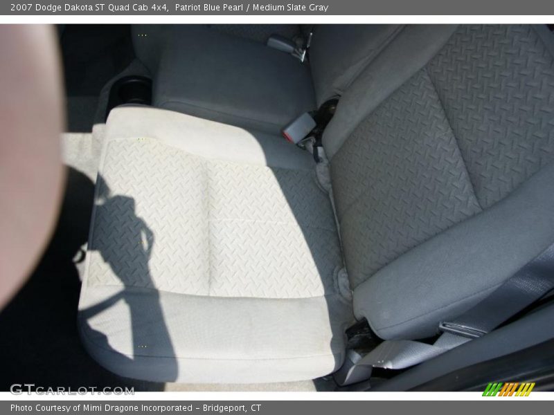 Patriot Blue Pearl / Medium Slate Gray 2007 Dodge Dakota ST Quad Cab 4x4
