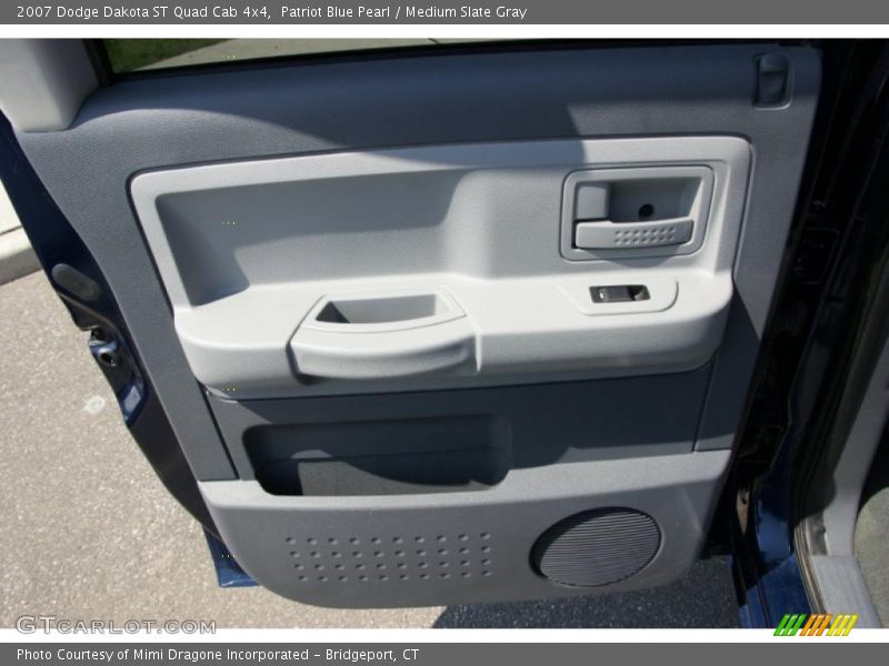 Patriot Blue Pearl / Medium Slate Gray 2007 Dodge Dakota ST Quad Cab 4x4
