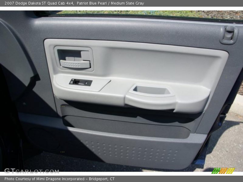 Patriot Blue Pearl / Medium Slate Gray 2007 Dodge Dakota ST Quad Cab 4x4