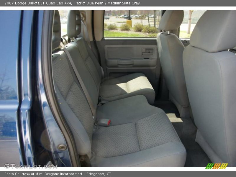 Patriot Blue Pearl / Medium Slate Gray 2007 Dodge Dakota ST Quad Cab 4x4