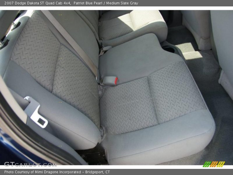 Patriot Blue Pearl / Medium Slate Gray 2007 Dodge Dakota ST Quad Cab 4x4