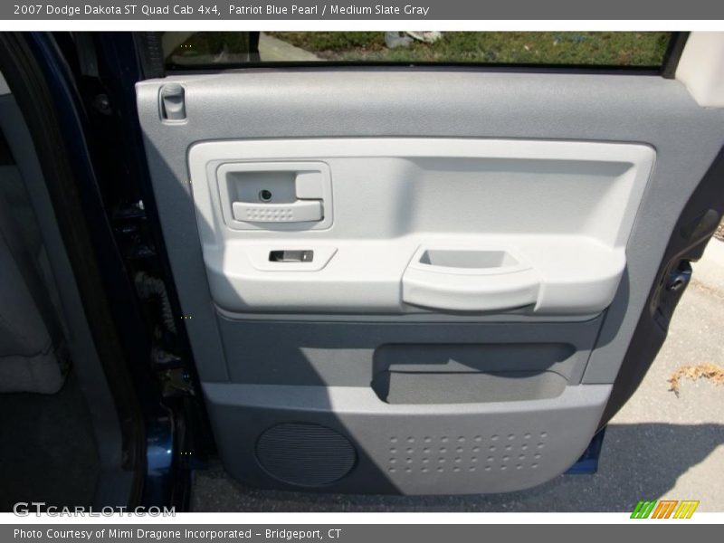 Patriot Blue Pearl / Medium Slate Gray 2007 Dodge Dakota ST Quad Cab 4x4
