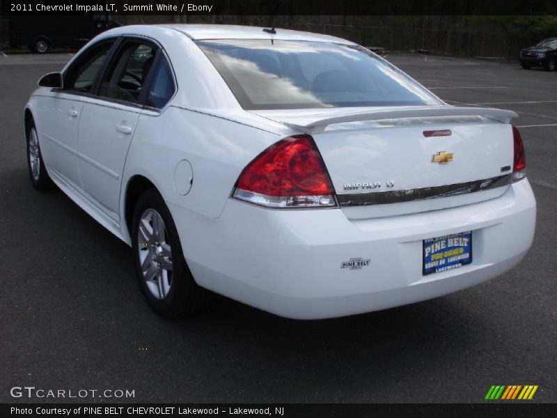 Summit White / Ebony 2011 Chevrolet Impala LT