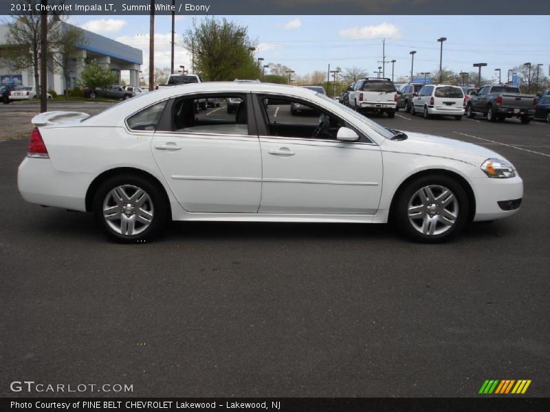 Summit White / Ebony 2011 Chevrolet Impala LT