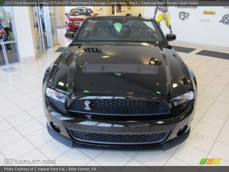  2012 Mustang Shelby GT500 SVT Performance Package Convertible Black