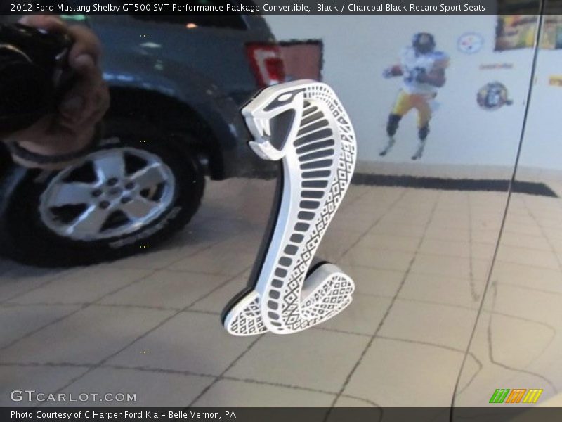  2012 Mustang Shelby GT500 SVT Performance Package Convertible Logo