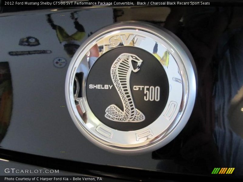  2012 Mustang Shelby GT500 SVT Performance Package Convertible Logo