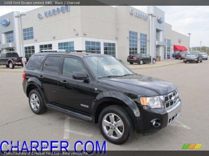 Black / Charcoal 2008 Ford Escape Limited 4WD