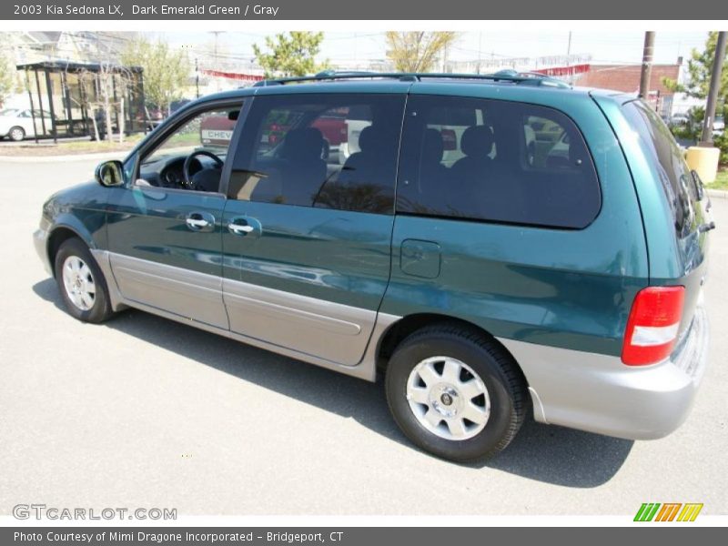 Dark Emerald Green / Gray 2003 Kia Sedona LX