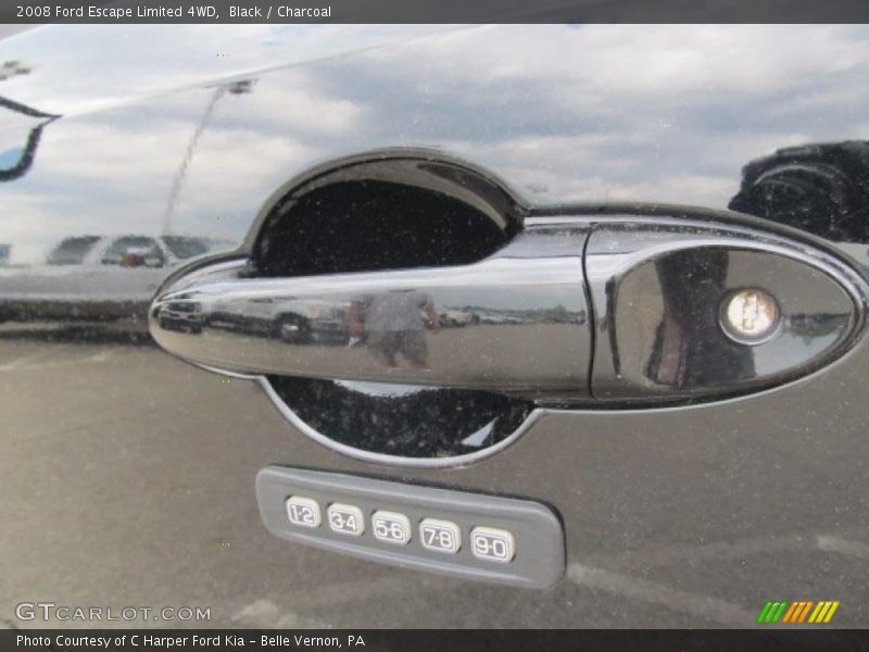 Black / Charcoal 2008 Ford Escape Limited 4WD