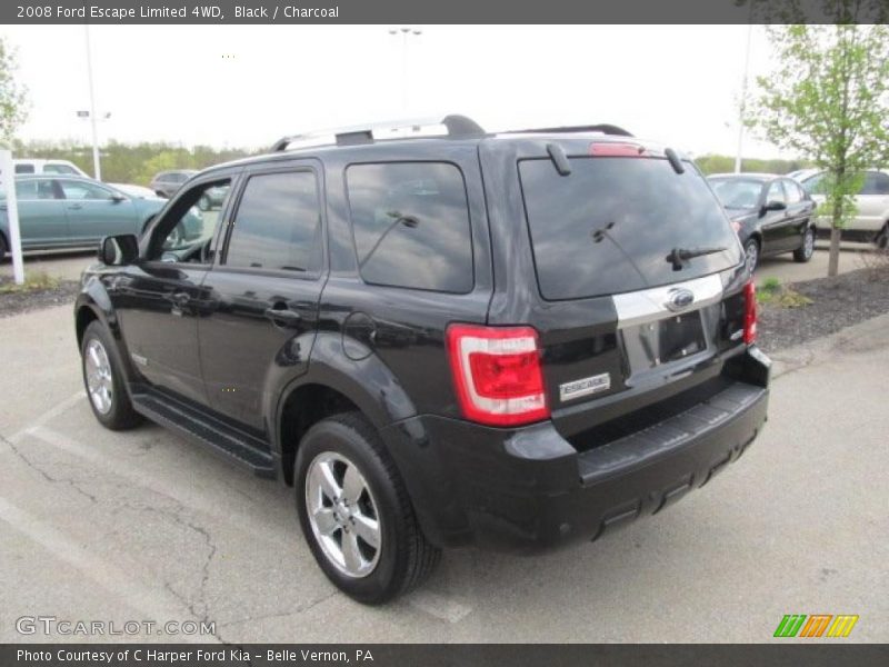 Black / Charcoal 2008 Ford Escape Limited 4WD