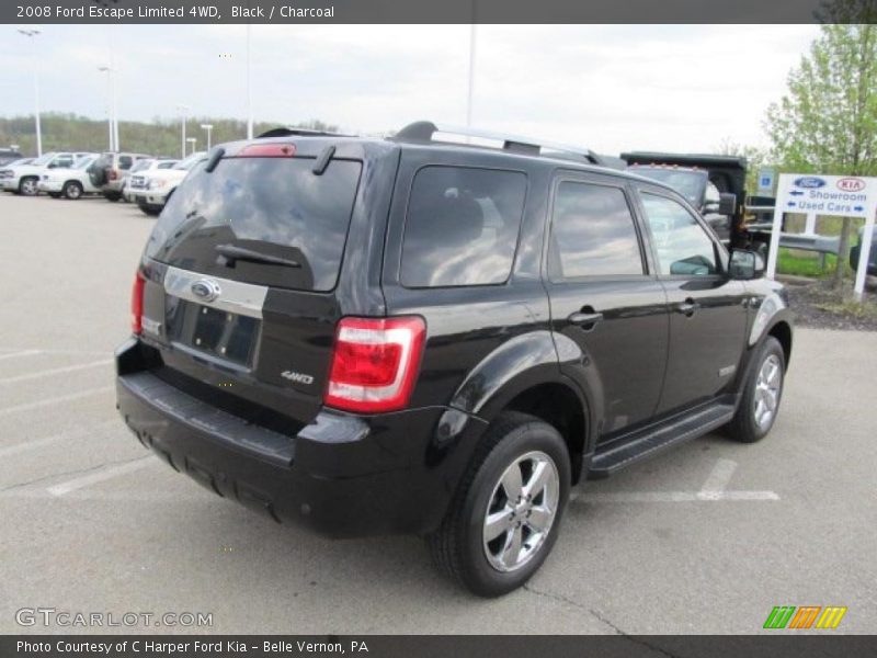 Black / Charcoal 2008 Ford Escape Limited 4WD