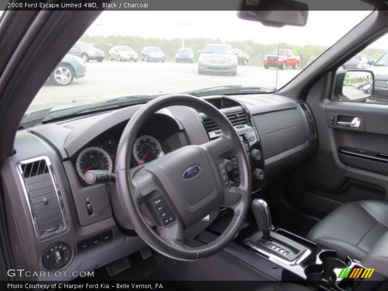 Black / Charcoal 2008 Ford Escape Limited 4WD