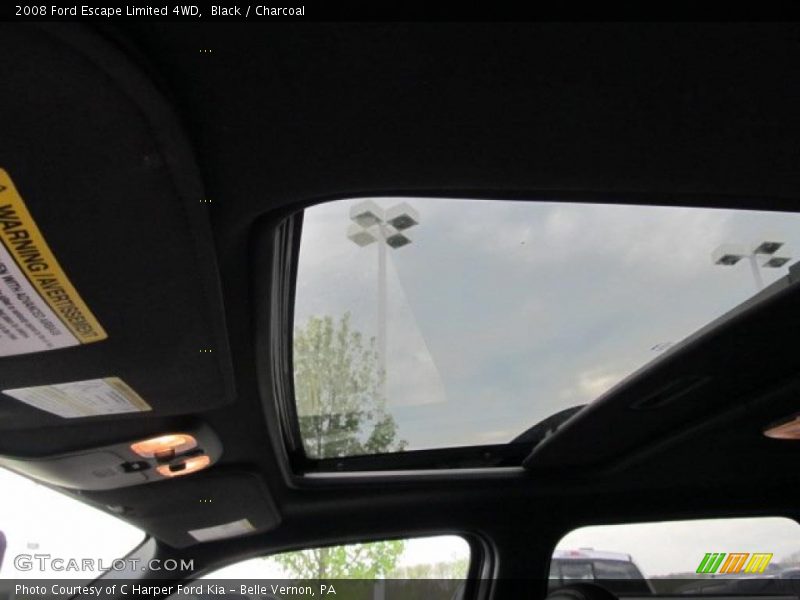 Black / Charcoal 2008 Ford Escape Limited 4WD