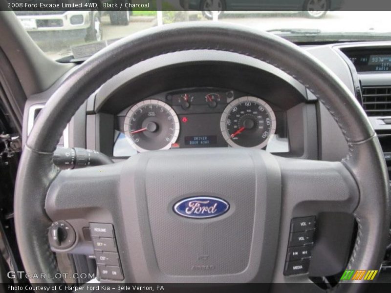 Black / Charcoal 2008 Ford Escape Limited 4WD