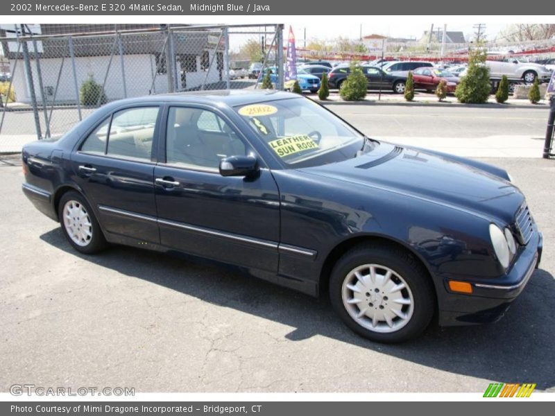 Midnight Blue / Java 2002 Mercedes-Benz E 320 4Matic Sedan