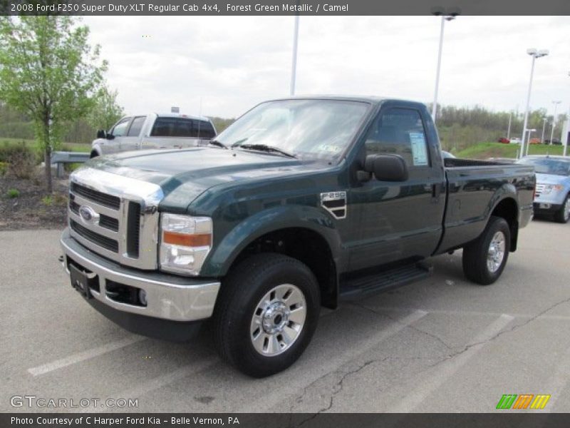 Front 3/4 View of 2008 F250 Super Duty XLT Regular Cab 4x4