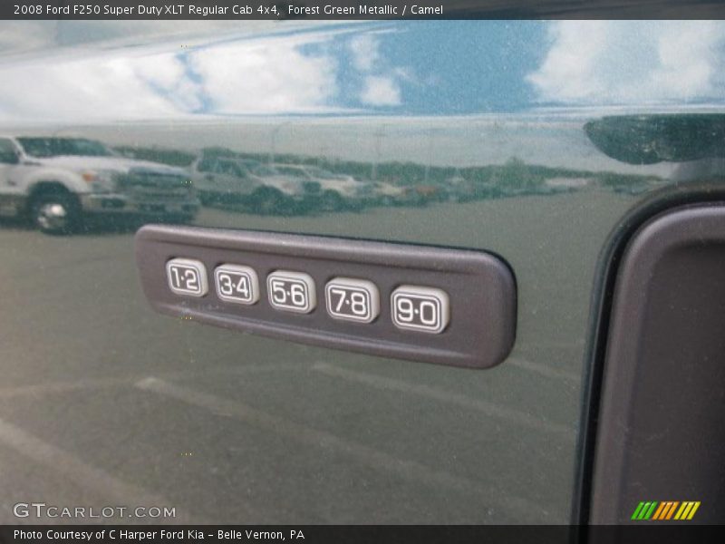 Forest Green Metallic / Camel 2008 Ford F250 Super Duty XLT Regular Cab 4x4