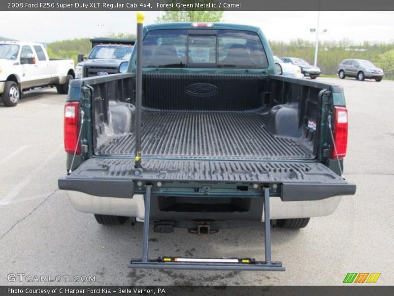 Forest Green Metallic / Camel 2008 Ford F250 Super Duty XLT Regular Cab 4x4