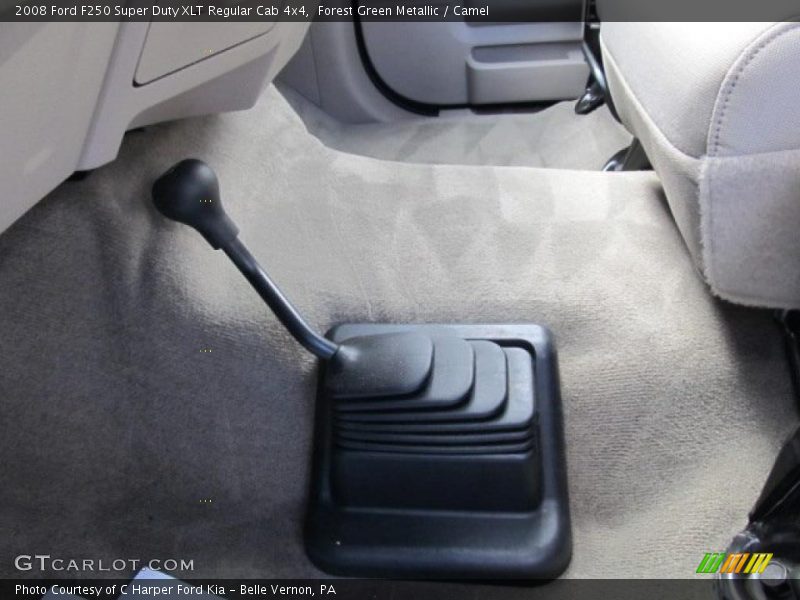 Forest Green Metallic / Camel 2008 Ford F250 Super Duty XLT Regular Cab 4x4