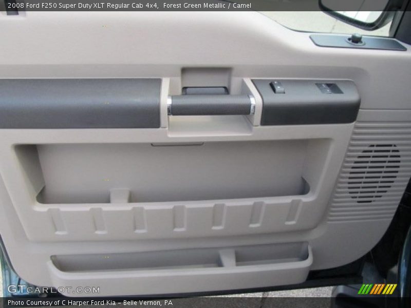 Forest Green Metallic / Camel 2008 Ford F250 Super Duty XLT Regular Cab 4x4