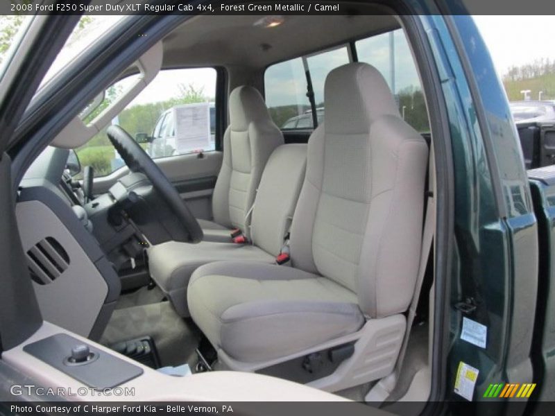  2008 F250 Super Duty XLT Regular Cab 4x4 Camel Interior