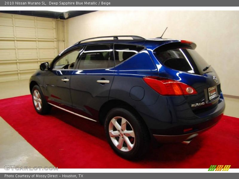 Deep Sapphire Blue Metallic / Beige 2010 Nissan Murano SL