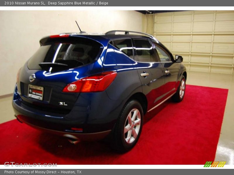 Deep Sapphire Blue Metallic / Beige 2010 Nissan Murano SL