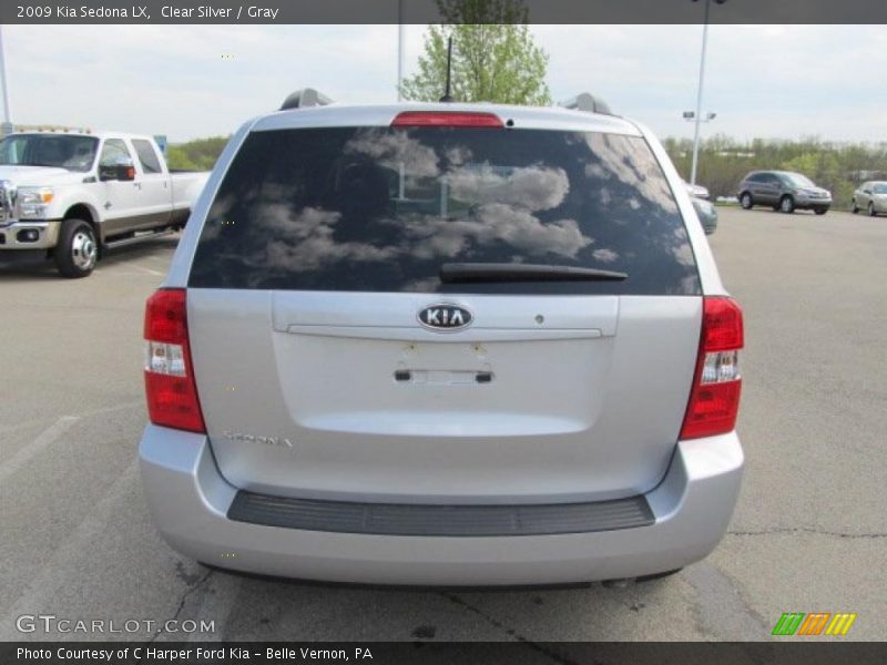 Clear Silver / Gray 2009 Kia Sedona LX