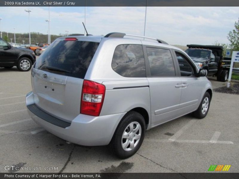 Clear Silver / Gray 2009 Kia Sedona LX