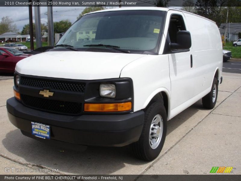 Summit White / Medium Pewter 2010 Chevrolet Express 2500 Moving Van