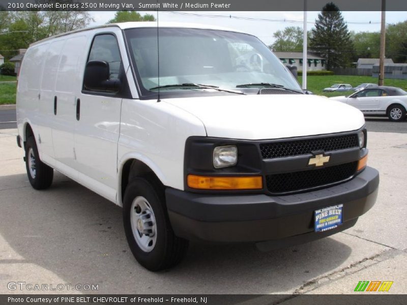 Summit White / Medium Pewter 2010 Chevrolet Express 2500 Moving Van