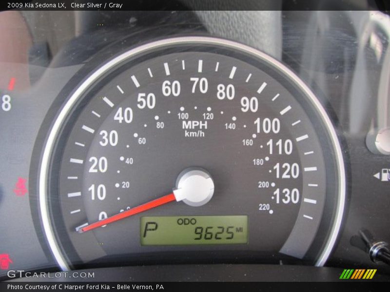 Clear Silver / Gray 2009 Kia Sedona LX