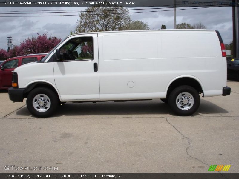 Summit White / Medium Pewter 2010 Chevrolet Express 2500 Moving Van