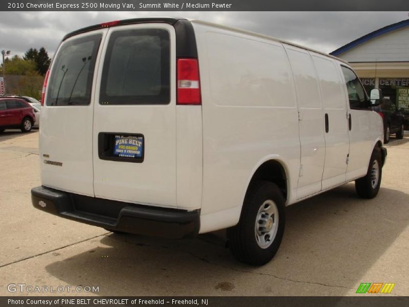 Summit White / Medium Pewter 2010 Chevrolet Express 2500 Moving Van