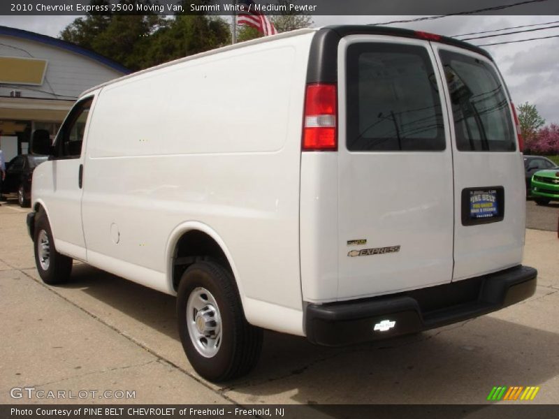 Summit White / Medium Pewter 2010 Chevrolet Express 2500 Moving Van