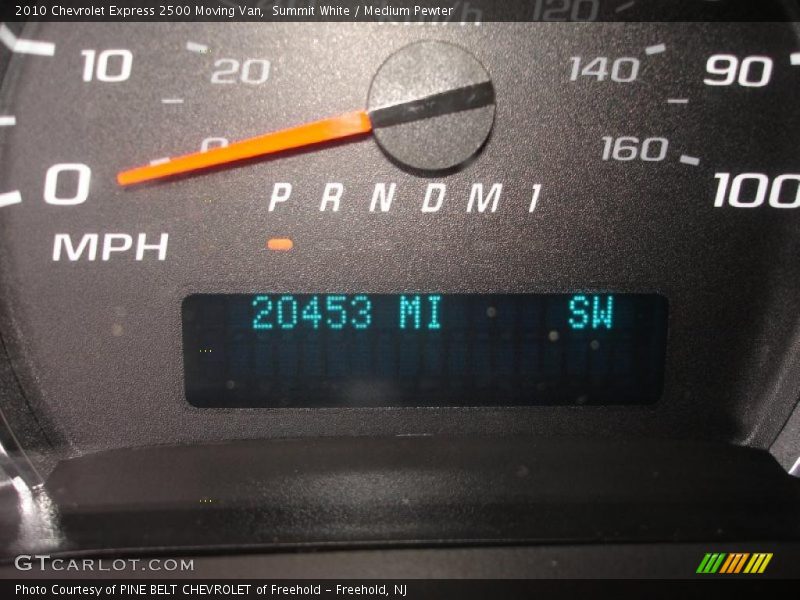 Summit White / Medium Pewter 2010 Chevrolet Express 2500 Moving Van