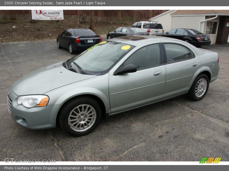 Satin Jade Pearl / Light Taupe 2005 Chrysler Sebring Sedan